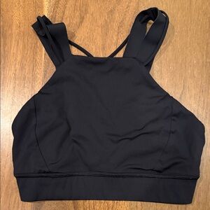 Lululemon black high neck bra